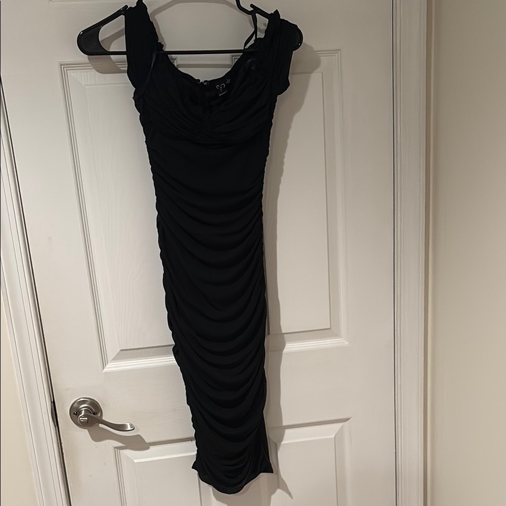 Black  evening , cocktail, or homecoming dress. Size S. EUC